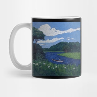 Guyana landscape | Post-impressionist painting style Mug